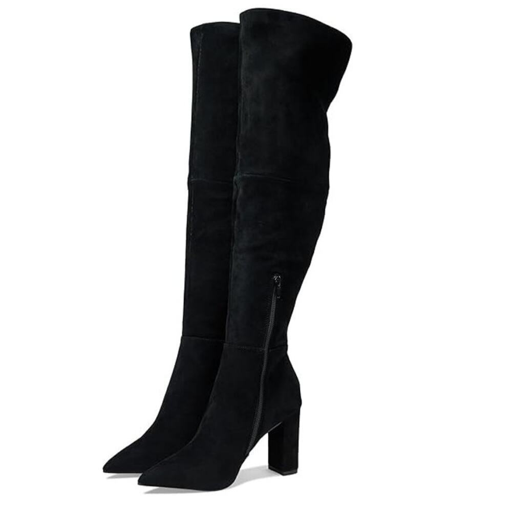 Steve Madden Blyss Women's Boots Pointed Toe Black Suede Size 7.5 NWB